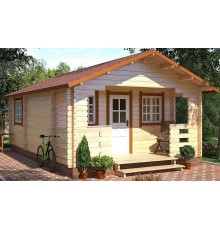 Модульный садовый домик 4,4x7,1м Gartenhäuser-37