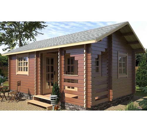 Модульний садовий будиночок 6,0x4,0м Gartenhäuser-40