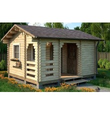 Модульний садовий будиночок 4,5x4,0м Gartenhäuser-51