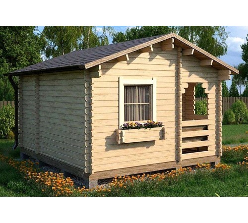 Модульный садовый домик 4,5x4,0м Gartenhäuser-51