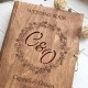 Свадебная книга из дерева.