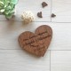 Деревянная свадебная коробочка для колец.
