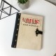 Кулинарный блокнот в деревянной обложке с элементами натуральной кожи.