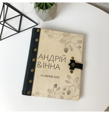 Свадебный альбом для фото и пожеланий.
