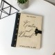 Свадебная деревянная книга для фото и пожеланий.