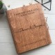 Деревянная книга для гравировки.