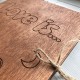 Деревянный альбом для фото и записей «Love is»