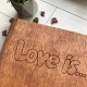 Деревянный альбом для фото и записей «Love is»