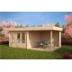 Беседка из термомодифицированного бруса 23 м2 от производителя Thermo Outdoor Gazebo 019