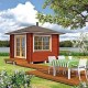 Беседка из термомодифицированного бруса 9 м2 от производителя Thermo Outdoor Gazebo 023