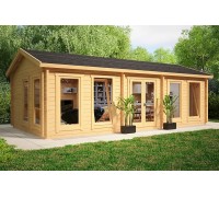 Thermo Outdoor Gazebo 027, a 38.6 m2 gazebo made from thermally modified timber.