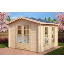 Альтанка із термомодифікованого бруса 10,24 м2 від виробника Thermo Outdoor Gazebo 037