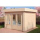 Альтанка із термомодифікованого бруса 10,24 м2 від виробника Thermo Outdoor Gazebo 037