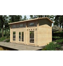 Альтанка із термомодифікованого бруса 24 м2 від виробника Thermo Outdoor Gazebo 043