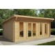 Беседка из термомодифицированного бруса 24,2 м2 от производителя Thermo Outdoor Gazebo 055