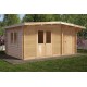 Беседка из термомомододифицированного бруса 15 м2 от производителя Thermo Outdoor Gazebo 056