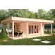 Беседка из термомодифицированного бруса 48 м2 от производителя Thermo Outdoor Gazebo 060.