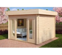 Беседка из термомомомодифицированного бруса 11 м2 от производителя Thermo Outdoor Gazebo 072