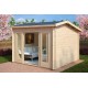 Беседка из термомомомодифицированного бруса 11 м2 от производителя Thermo Outdoor Gazebo 072