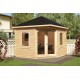 Беседка из термомомододифицированного бруса 9 м2 от производителя Thermo Outdoor Gazebo 076