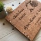 Свадебная книга из дерева для фото и записей.