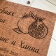 Свадебная книга из дерева для фото и записей.