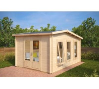 Беседка из термомомододифицированного бруса 14 м2 от производителя Thermo Outdoor Gazebo 07