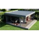 Беседка из термомомомодифицированного бруса 31,2 м2 от производителя Thermo Outdoor Gazebo 0805.