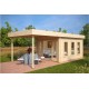 Беседка из термомодифицированного бруса 22 м2 от производителя Thermo Outdoor Gazebo 095