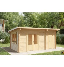 Бесідка з термомомомодифікованого бруса 15 м2 від виробника Thermo Outdoor Gazebo 097