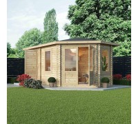 Беседка из термомодифицированного бруса 15 м2 от производителя Thermo Outdoor Gazebo 113.