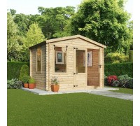Беседка из термомодифицированного бруса 9 м2 от производителя Thermo Outdoor Gazebo 116