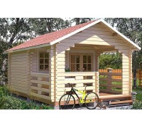 Беседка из термомодифицированного бруса 21,28 м2 от производителя Thermo Outdoor Gazebo 140.