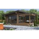 Беседка из термомодифицированного бруса 28 м2 от производителя Thermo Outdoor Gazebo 151.