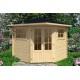 Беседка из термомодифицированного бруса 6,25 м2 от производителя Thermo Outdoor Gazebo 155.