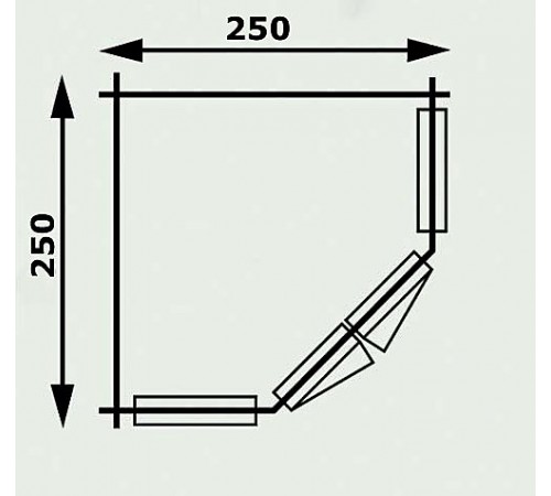 Беседка из термомодифицированного бруса 6,25 м2 от производителя Thermo Outdoor Gazebo 155.