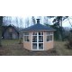 Беседка из термомодифицированного бруса 12 м2 от производителя Thermo Outdoor Gazebo 159.