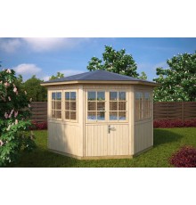 Альтанка із термомодифікованого брусу 12 м2 від виробника Thermo Outdoor Gazebo 160