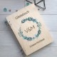 Свадебная гостевая книга в деревянной обложке