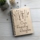 Деревянная кулинарная книга на спирале «Our Family Recipes»