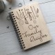 Деревянная кулинарная книга на спирале «Our Family Recipes»