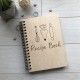 Кулинарная книга на пружине для записи рецептов.