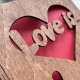Оригинальная фотокнига из дерева «Love is»