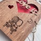 Оригинальная фотокнига из дерева «Love is»