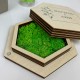 Свадебная деревянная коробочка для колец.