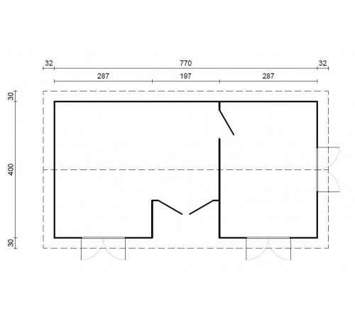Summer garden house 28.7 m2 Summer garden house 28.7 m2