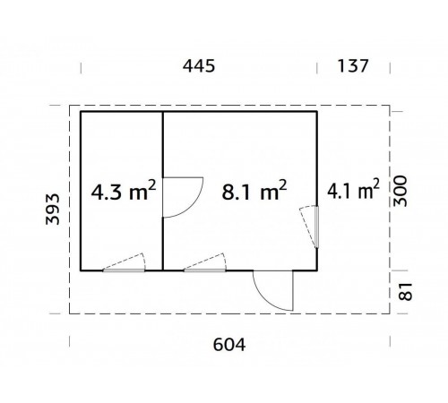Summer garden house 16.5 m2 Summer garden house 16.5 m2