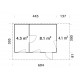 Summer garden house 16.5 m2