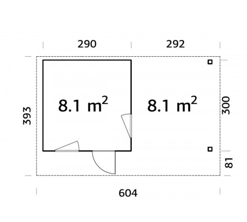 Summer garden house 16.2 m2 Summer garden house 16.2 m2