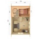 Summer garden house 29.9 m2